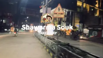 The Shawarma Souk Takeaway shop sign